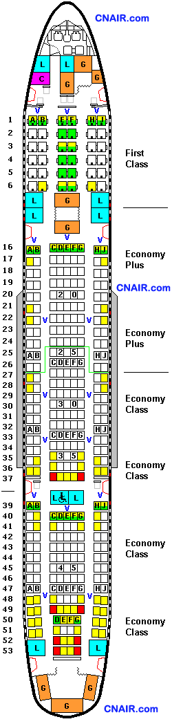 美国联合航空公司波音777-200(North America)