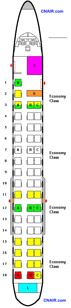 美国穿越航空公司ERJ145机型