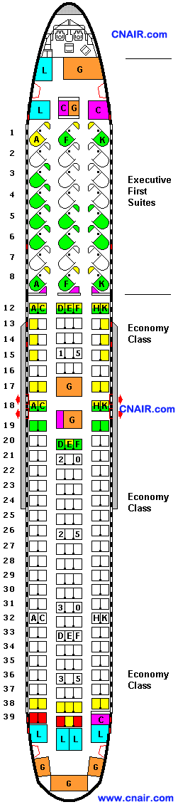 加拿大航空公司波音Boeing 767-300 (Suites Version 2 - EX) 机型