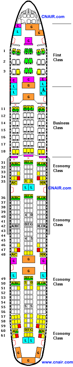 新加坡航空公司波音777-300机型