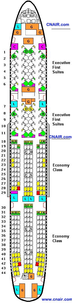 加拿大航空公司波音Boeing 777-200  机型