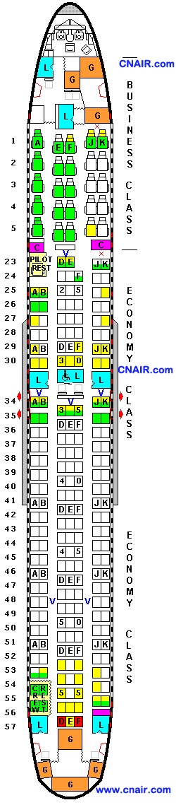 澳洲航空公司波音767-300ER (25, 202)机型