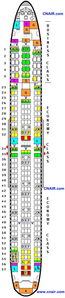 澳洲航空公司波音767-300ER (30, 220) 机型