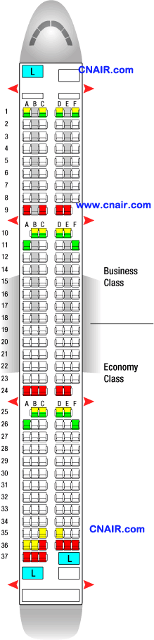 瑞士国际航空公司空中客车A321-111机型