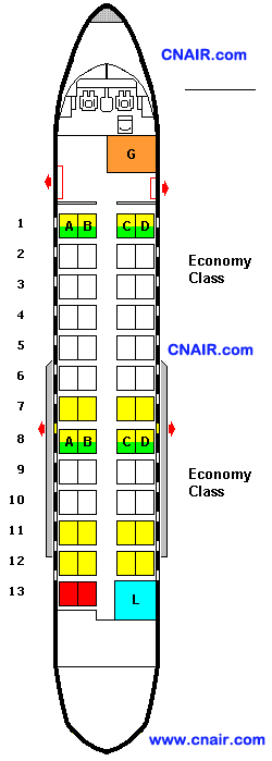 梅萨航空公司CRJ 200  机型