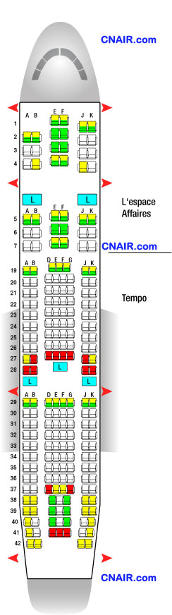 法国航空公司空中客车Airbus A330-200机型
