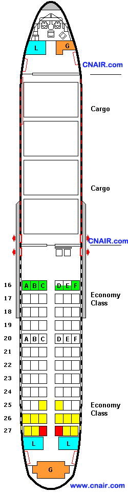 阿拉斯加航空公司波音Boeing 737-400 (Combi)  机型