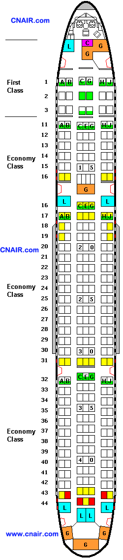 夏威夷航空公司波音767-300 机型