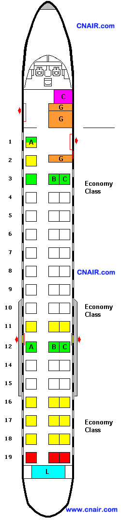 美国Expressjet航空公司ERJ 145机型