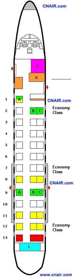 美国航空公司ERJ135  机型