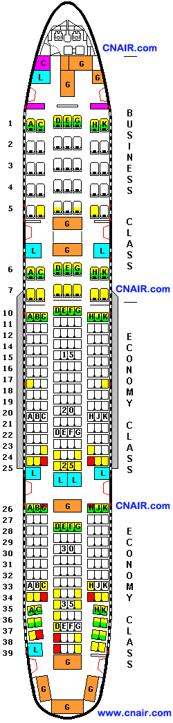 奥地利航空公司波音Boeing 777-200  机型