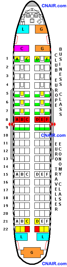 英航航空公司空中列车Airbus A319 Club Europe机型