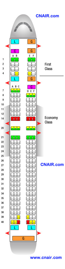 美国大陆航空公司波音 757-200机型