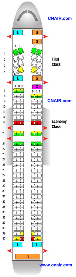 美国大陆航空公司波音757-200 (Flat Bed) 机型