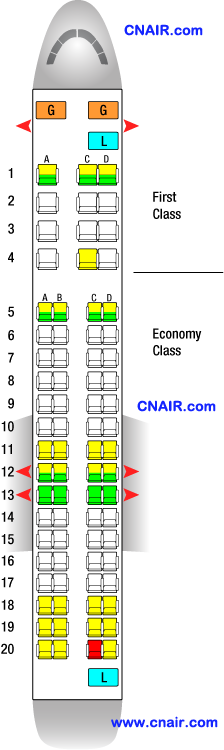 美国空美航空公司CRJ 900 机型