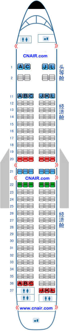 中国国际航空公司（国航）波音Boeing737-800 T1飞机