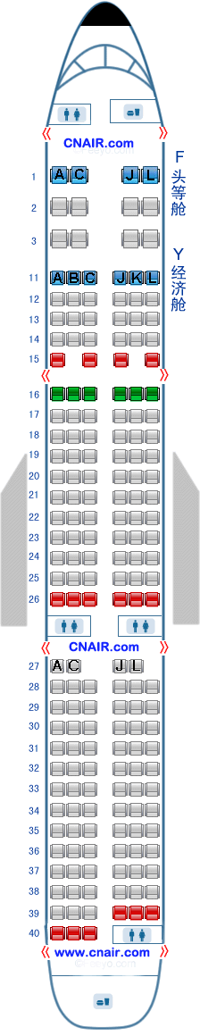 中国国际航空公司（国航）空中客车Airbus321飞机