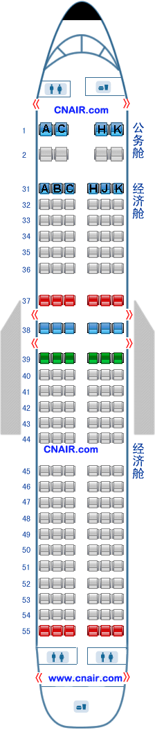 中国南方航空公司（南航）空中客车Airbus320 T2飞机