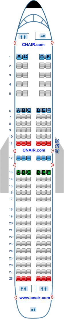 中国东方航空公司（东航）波音Boeing737-800 T1飞机