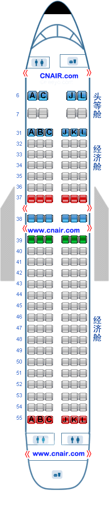 中国东方航空公司（东航）空中客车Airbus320飞机