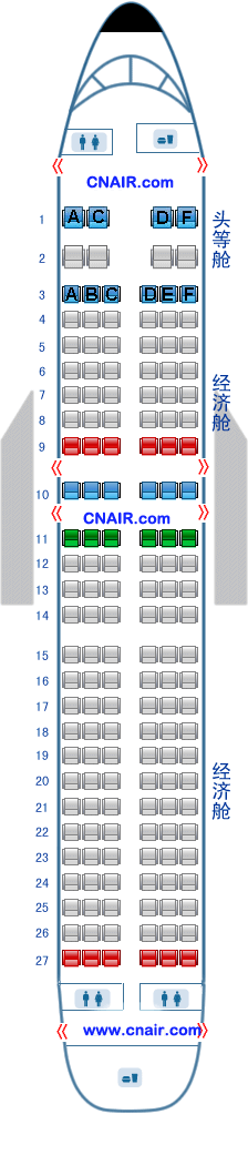 深圳航空公司空中客车Airbus320飞机