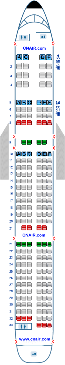 四川航空公司空中客车Airbus321-100飞机