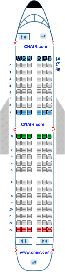 成都航空公司空中客车 Airbus319飞机